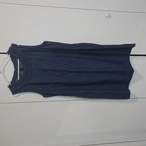 Talbot's Blue Chambray Shift Dress